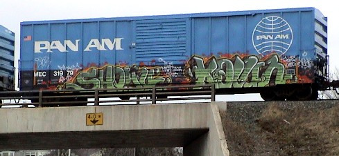 MEC 31979 with graffiti